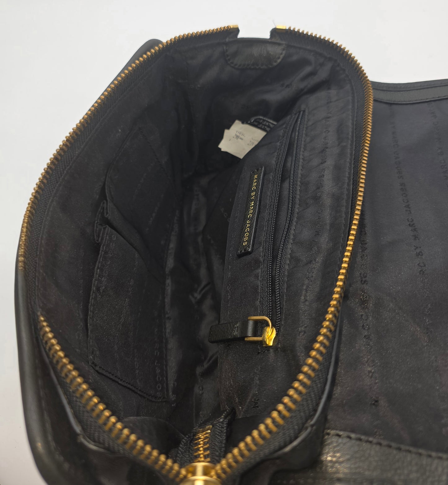 Marc by Marc Jacobs Black Polka Dot Embossed Leather Wristlet Clutch