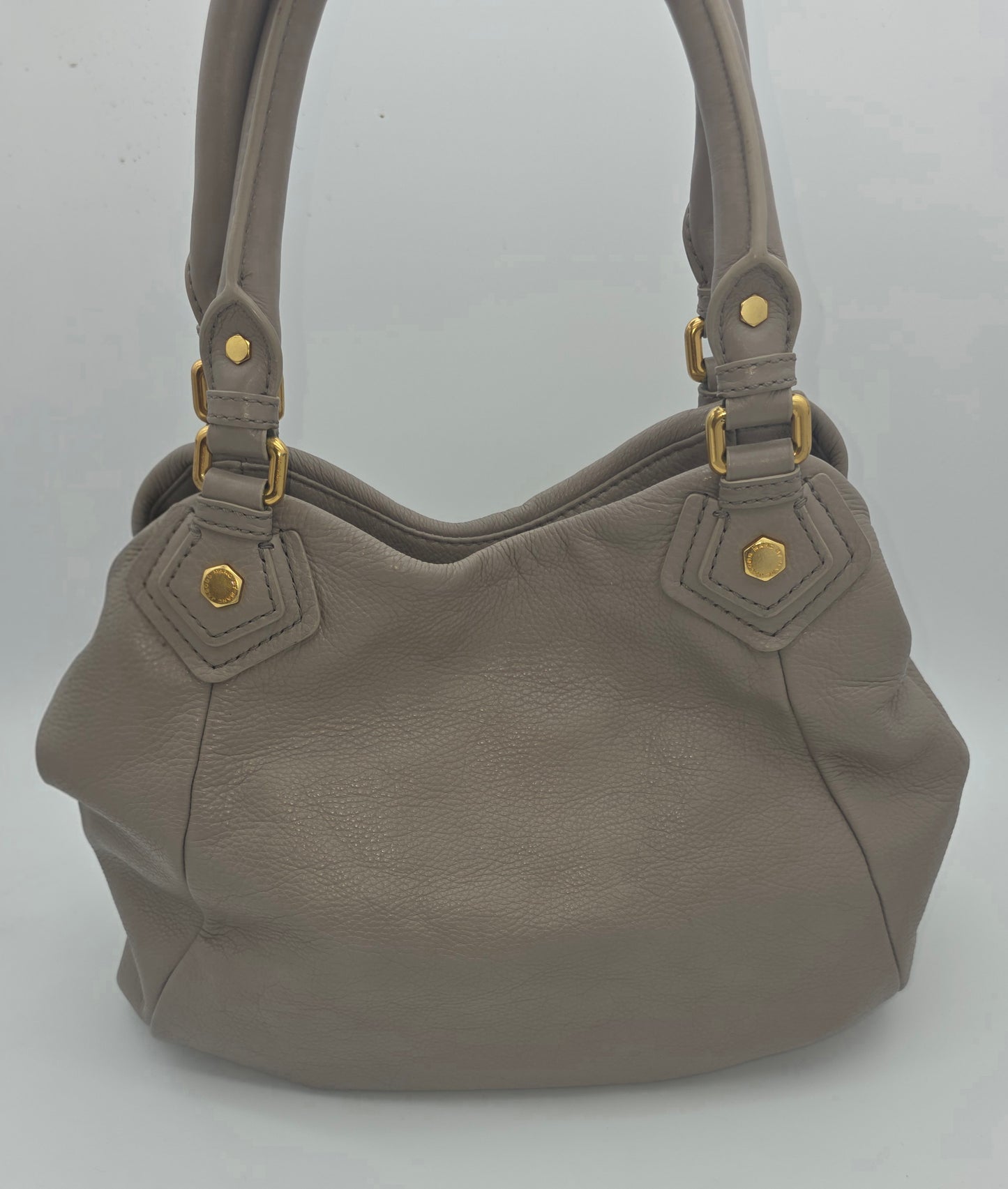 Marc by Marc Jacobs Classic Q Standard Supply Workwear Leather Hobo – Taupe