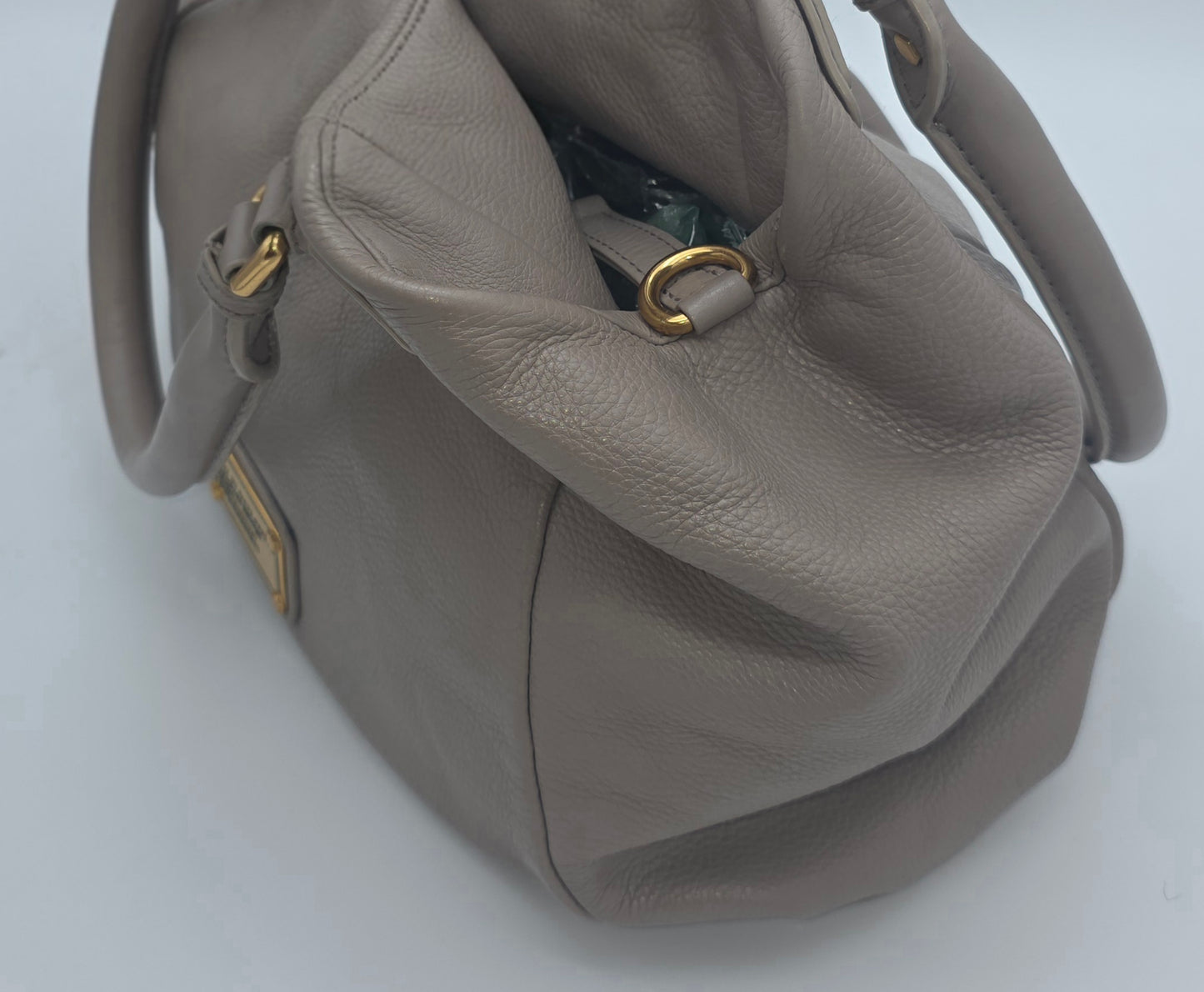 Marc by Marc Jacobs Classic Q Standard Supply Workwear Leather Hobo – Taupe