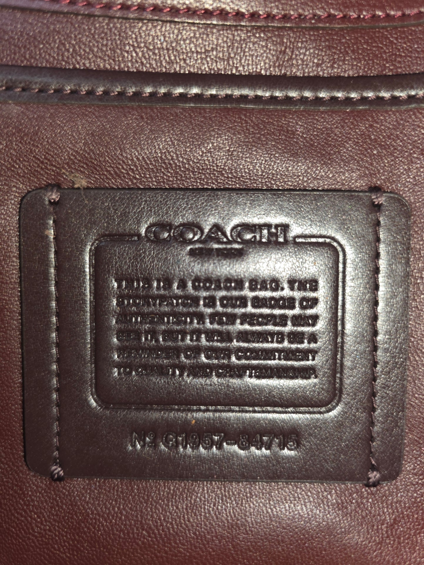 Coach Georgie Saddle Bag – Grey Leather & Suede, Brass Hardware